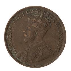 Coin - 1 Cent, Canada, 1918