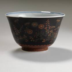 Bowl - Cloisonne on Porcelain, Kato Yoroku, Seto, Japan, Early Meiji Period, 1868-1880