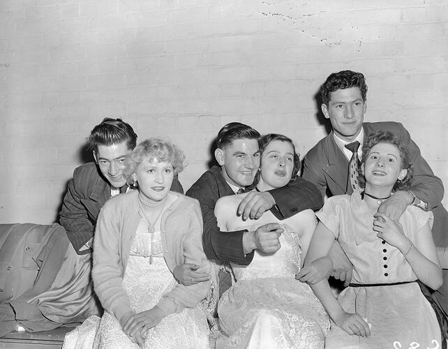 Swallow & Ariell Ltd, Group Portrait at Ball, Melbourne, Victoria, 1953