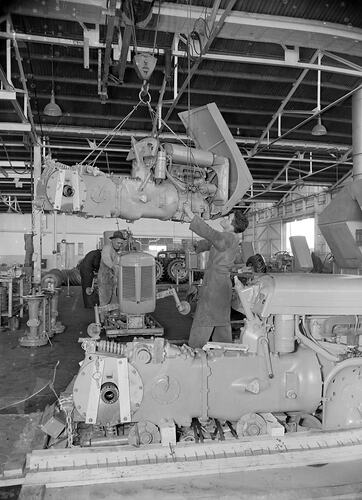 Assembling Ferguson Tractors, Victoria, 1955