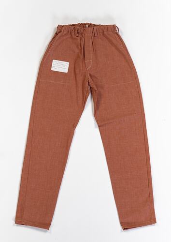 Trousers - Branch Central Clothing, Denim, Orange, circa 1983