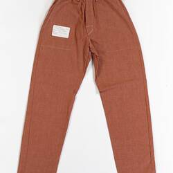 Trousers - Branch Central Clothing, Denim, Orange, circa 1983
