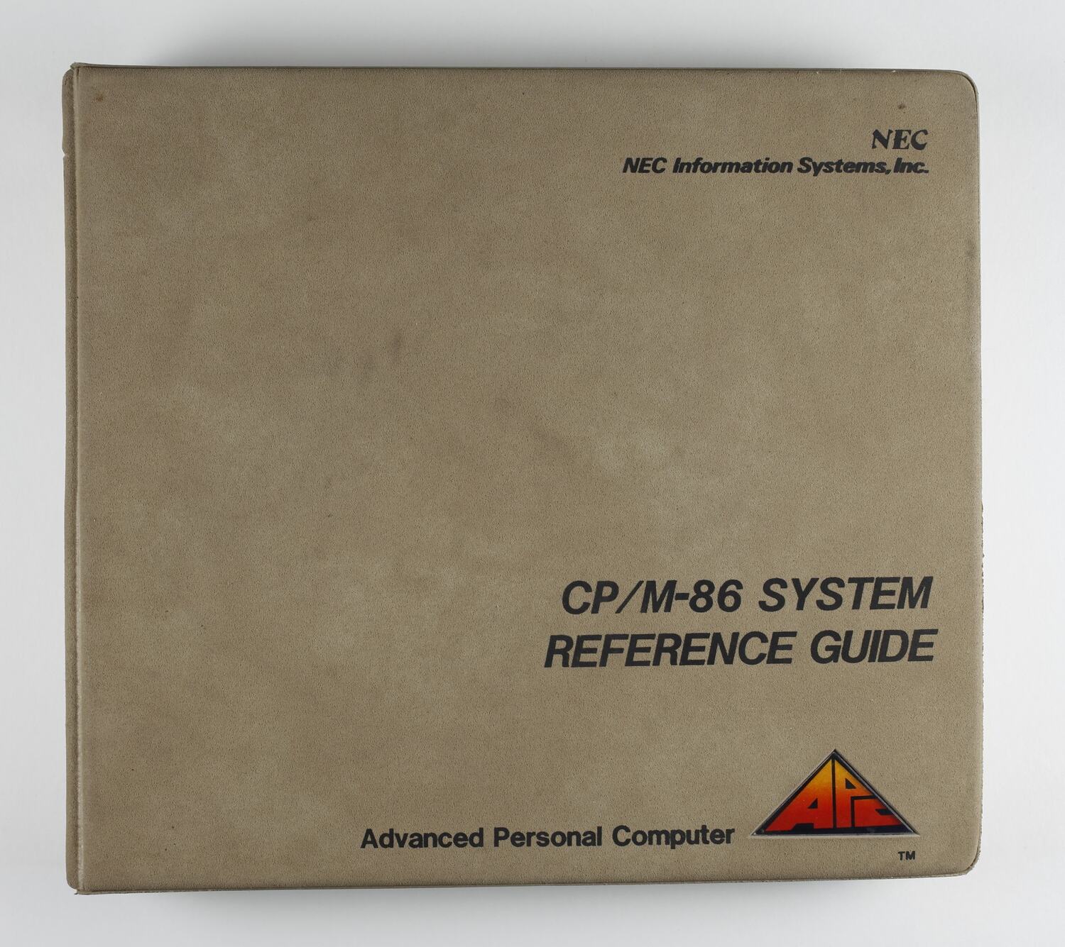 P86 Reference Guide Manual - 'CP/M-86 System Reference Guide', NEC Information Systems, 1983