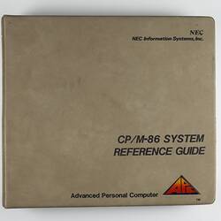 Manual - 'CP/M-86 System Reference Guide', NEC Information Systems, 1983