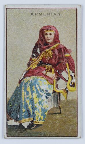 Card - National Costume, Armenian Female, circa 1900