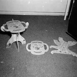 Two Small Tables Commemorating the 1956 Melbourne Olympic Games, Melbourne, Victoria, 1956