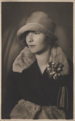 Photograph - Portrait of Frida Fischbach, Klagenfurt, Austria, pre 1939