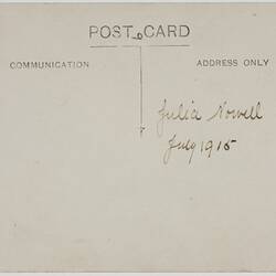 Portrait of Julia Nowell, Jul 1915