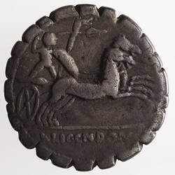 Coin - Denarius, L. LIC., CN. DOM., Ancient Roman Republic, 118 BC