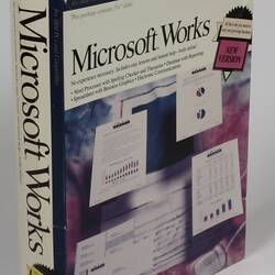 Software Package - Microsoft, 'Works', Version 2.0, 1989