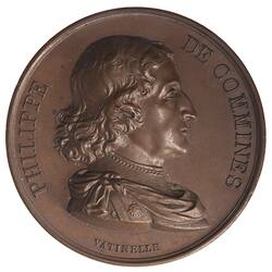 Medal - Philippe de Commines, France, 1822
