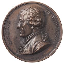 Medal - Jacques de Vaucanson, France, 1820