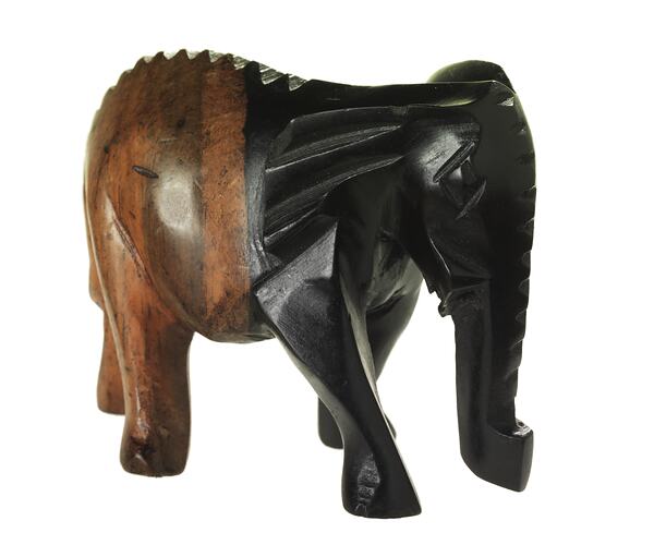 Elephant - Carved Wood, Small