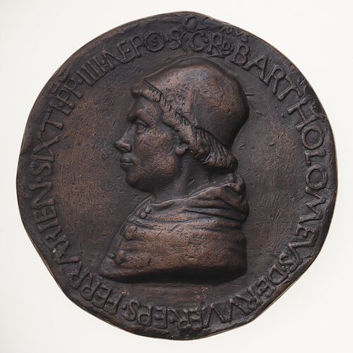 Electrotype Medal Replica - Cardinal Bartolommeo della Rovere, 1474
