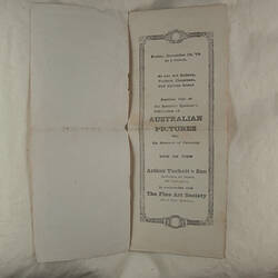 Catalogue - Arthur Tuckett & Son, Sale Sir Baldwin Spencer's Collection of Australian Pictures, 19 Dec 1919,