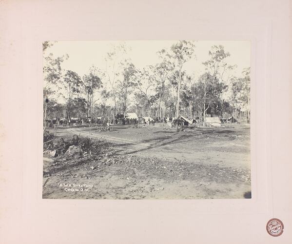 Photograph - Amalgamated Workers Association Strike Camp, Cordalba, Queensland, 1911