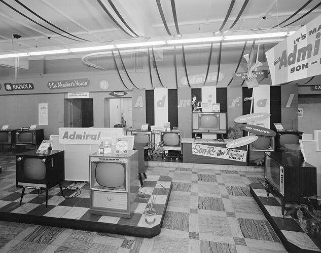 Admiral Electronics, Store Interior, Victoria, 04 Sep 1959