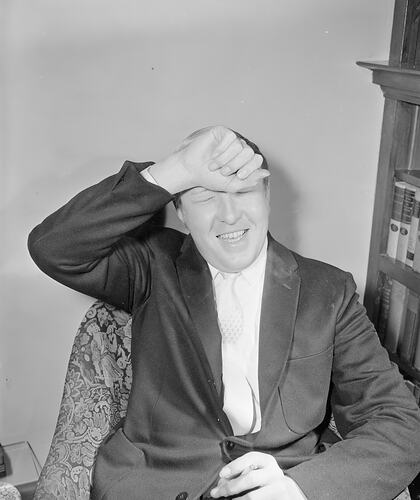 Southdown Press, Portrait of Frank Thring, Toorak, Victoria, 21 Sep 1959