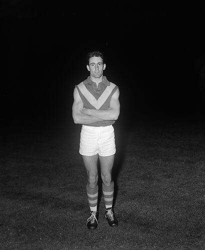 McKinnon Football Club, Portrait of a Player, Victoria, 13 Oct 1959