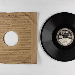 Disc Recording - Edison, Double-Sided, 'John Anderson, My Jo' & 'We'd Better Bide a Wee', 1919-1929