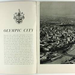Booklet - 'Australia, Your Host XVIth Olympiad', Herald Gravure Printers, Melbourne, 1956