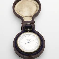 Pocket Altimeter - Aneroid Barometer Type, Fitzpatrick & Co, Melbourne, circa 1900