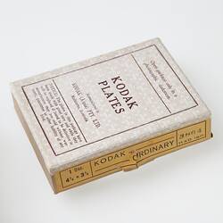 Glass Plates - Kodak Australasia Pty Ltd, 'Kodak Plates', Ordinary, circa 1930s