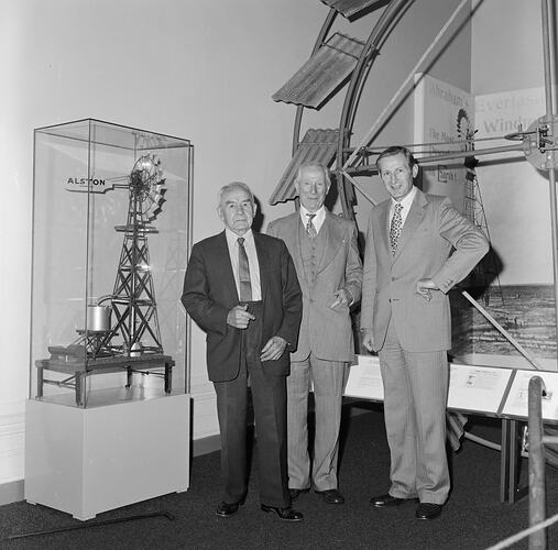 Opening of windmills exhibit, Science Museum, Melbourne, 1981