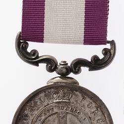 Medal - Victorian Volunteer Forces Long & Efficient Service Medal, Victoria, Australia, 1880 - Obverse
