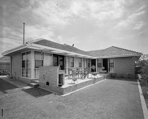 House Exterior, Melbourne, Victoria, Nov 1958