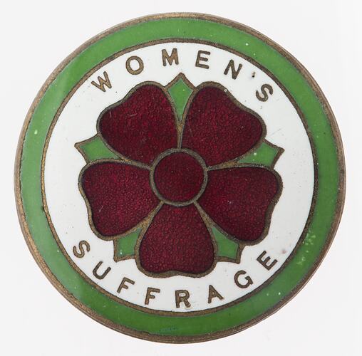 Badge - Women's Suffrage, Great Britain, circa 1905 - Obverse