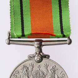 Medal - The Defence Medal 1939-1945, Australia, 1945 - Reverse