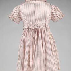 Dress - Child's, Red & White Stripe, 1955-1959