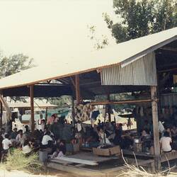 Photograph - New Shelter, Refugee Camp, Kuantan, Malaysia, Dec 1978