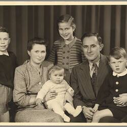 Lischke Family, German Migrants, 1955