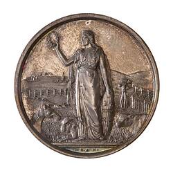 Medal - Royal Agricultural Society of Victoria Silver Prize, 1908 AD