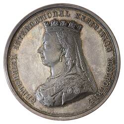 Medal - Melbourne Centennial International Exhibition, Silver, 1888 AD