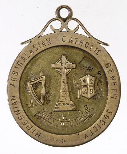 Medal - Hibernian Australasian Catholic Benefit Society, 1919