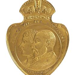Medal - Edward VII Coronation, Melbourne, 1902 AD