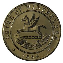 Medal - Sesquicentenary of Victoria, Shire of Winchelsea, 1985 AD