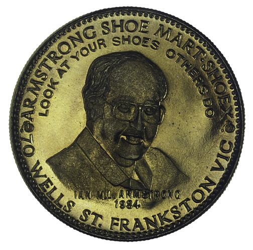 Medal - Armstrong Shoe Mart, Frankston, 1985 AD