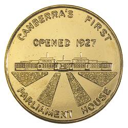 Medal - Australian Bicentenary, Opening of Parliament House, 1988 AD