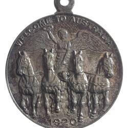 Medal - Visit of the Prince of Wales, Welcome to Australia, 1920 AD