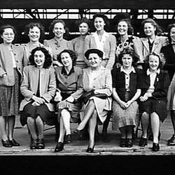 Photograph - Office Employees at H.V. McKay Massey Harris, Perth, Western Australia, Dec 1947