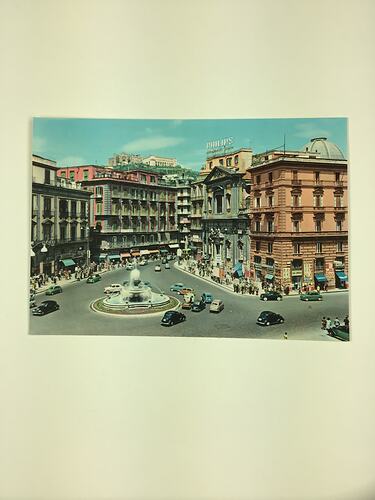 HT 54802, Postcard - Piazza Trieste e Trento, Naples, 1967 (MIGRATION), Document, Registered