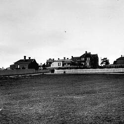 Negative - View of Northcote from Westbourne Grove, Northcote, Victoria, 1893