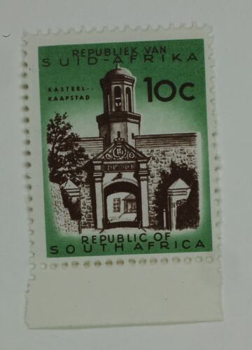 Stamp - South Africa, 10 cent, 1959