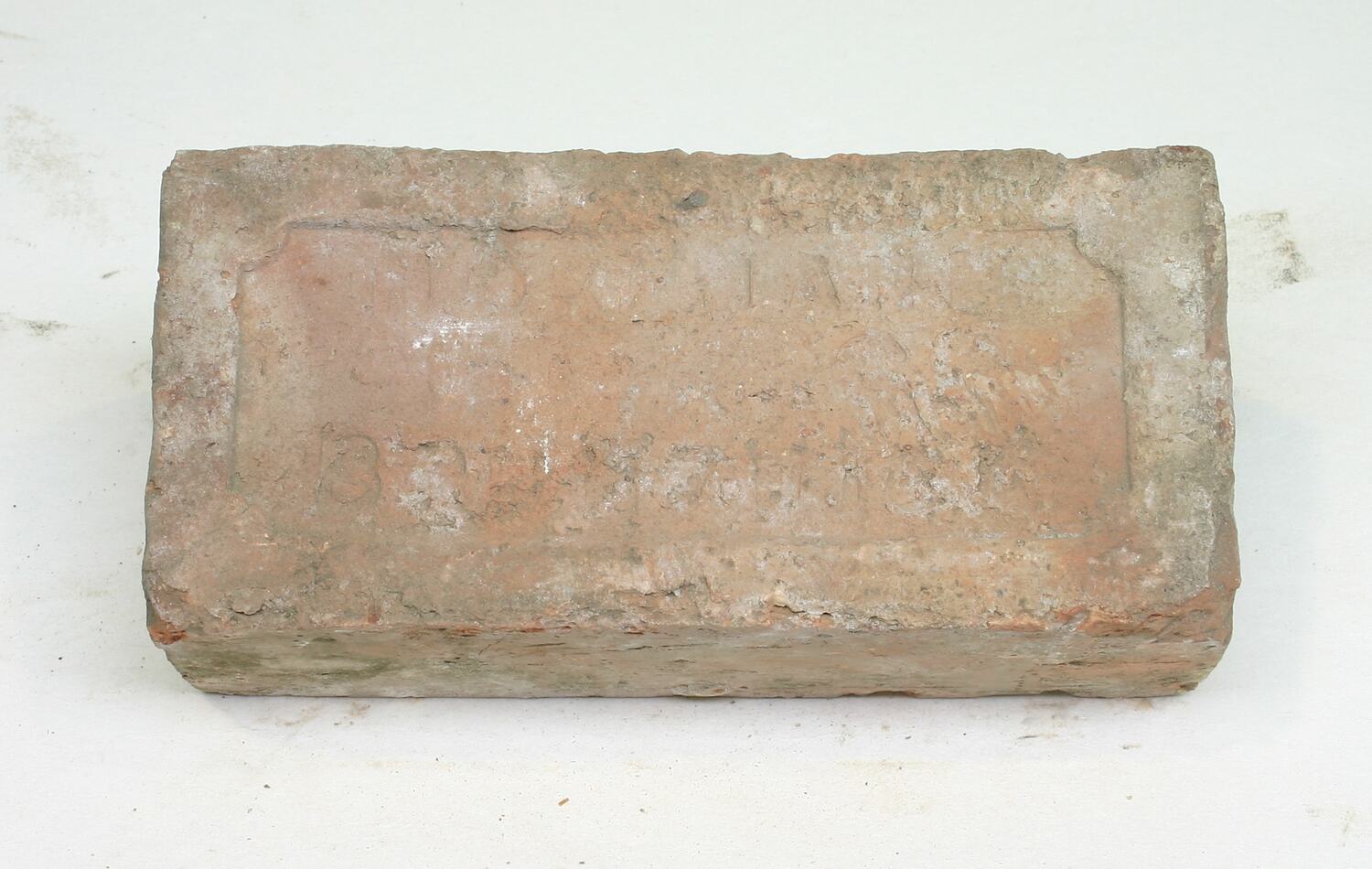 Brick - Hoffman Brick Co., Brunswick, Red, Post 1870