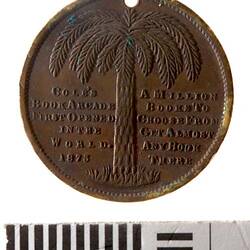 Medal - Coles Book Arcade Federation of the World,c. 1885 AD