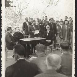 Digital Image - Katerina Senjov, Brotherhood of Our Lady Church Choir, San Saba Main Refugee Camp, Trieste, Italy, 1953